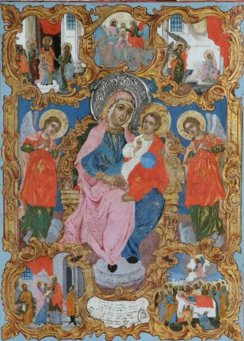 The Holy Virgin Enthroned