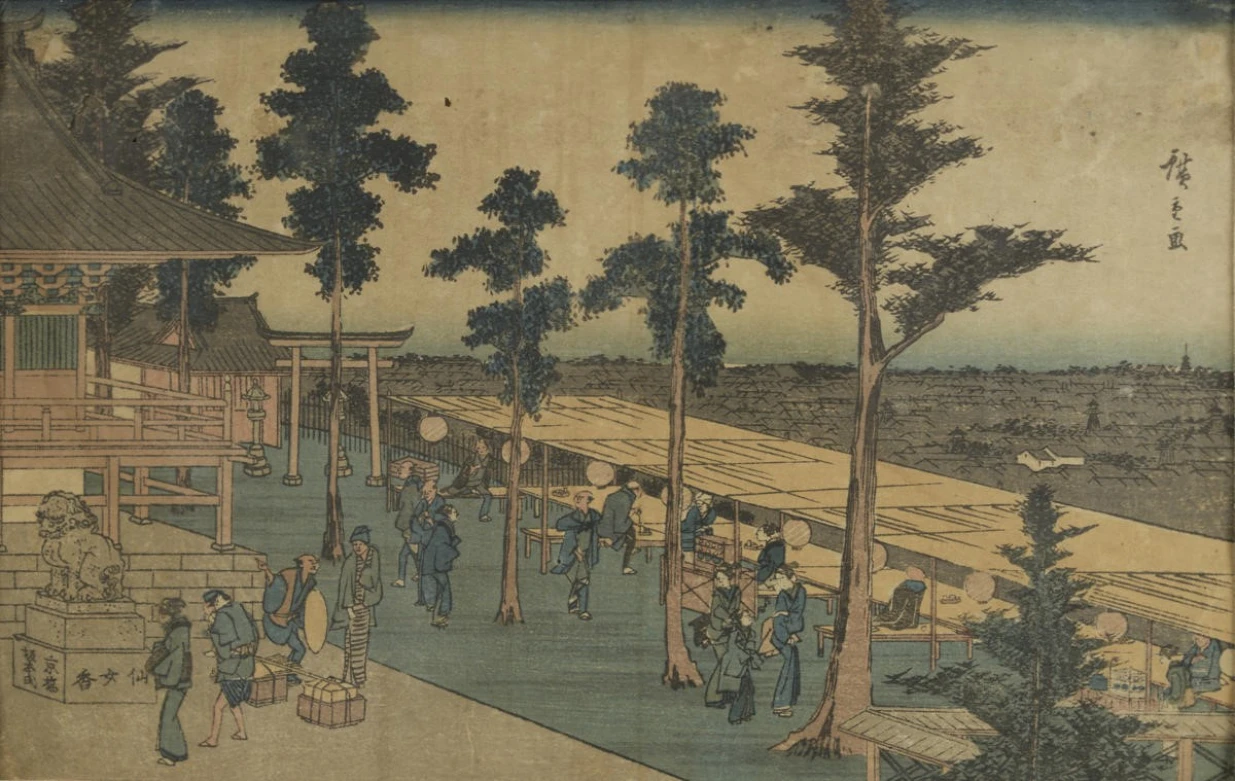 Kifu Buddhist Temple (Landscapes from the Eastern Capital series)