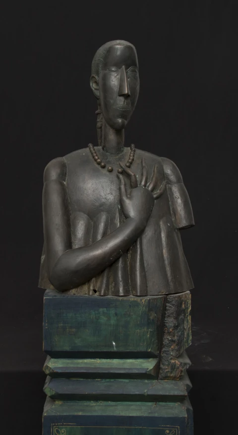 Woman with necklace