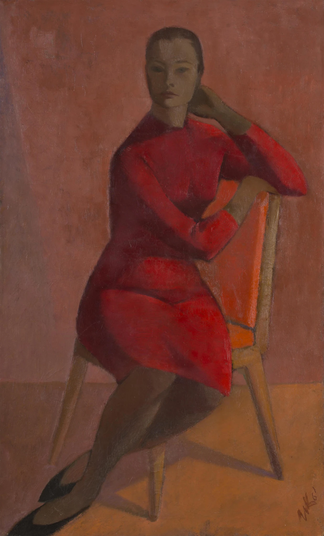 Woman in Red